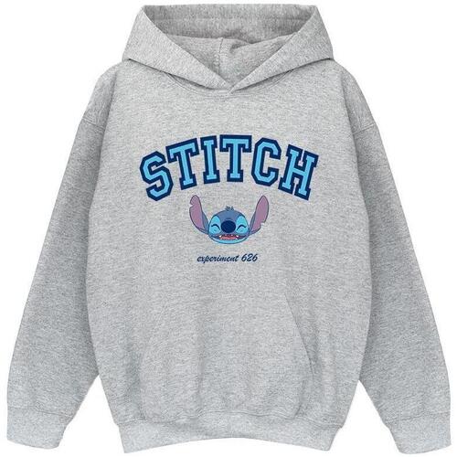 Abbigliamento Bambina Felpe Disney Lilo & Stitch Collegial Grigio