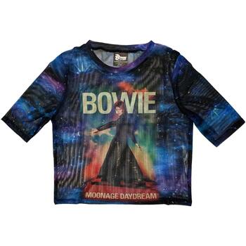 Abbigliamento Donna T-shirts a maniche lunghe David Bowie Moonage Daydream Nero