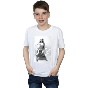 Abbigliamento Bambino T-shirt maniche corte Debbie Harry Iconic Photo Bianco
