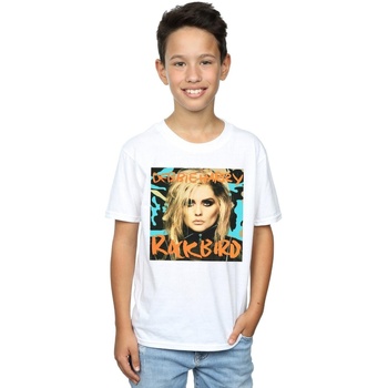 Abbigliamento Bambino T-shirt maniche corte Debbie Harry Rockbird Cover Bianco