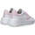 Scarpe Donna Sneakers basse Philippe Model sneakers Tres Temple bianca fuxia Bianco