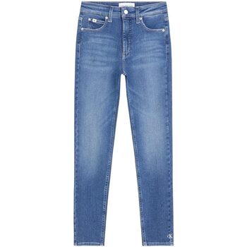 Abbigliamento Donna Jeans Calvin Klein Jeans HIGH RISE SUPER SKINNY ANKLE Blu