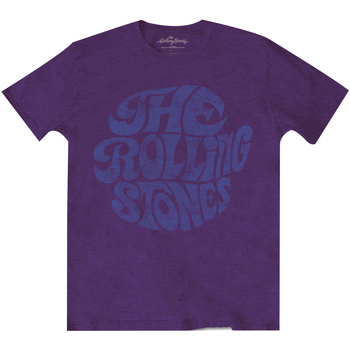 Abbigliamento T-shirts a maniche lunghe The Rolling Stones 70s Viola