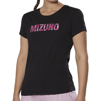 Abbigliamento Donna T-shirt maniche corte Mizuno K2GA2202-09 Nero