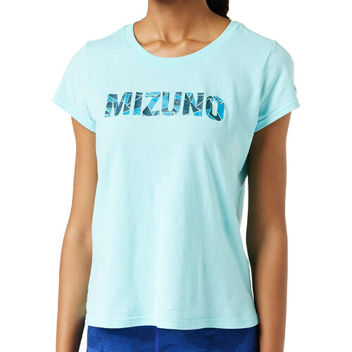 Abbigliamento Donna T-shirt maniche corte Mizuno K2GA2202-22 Blu