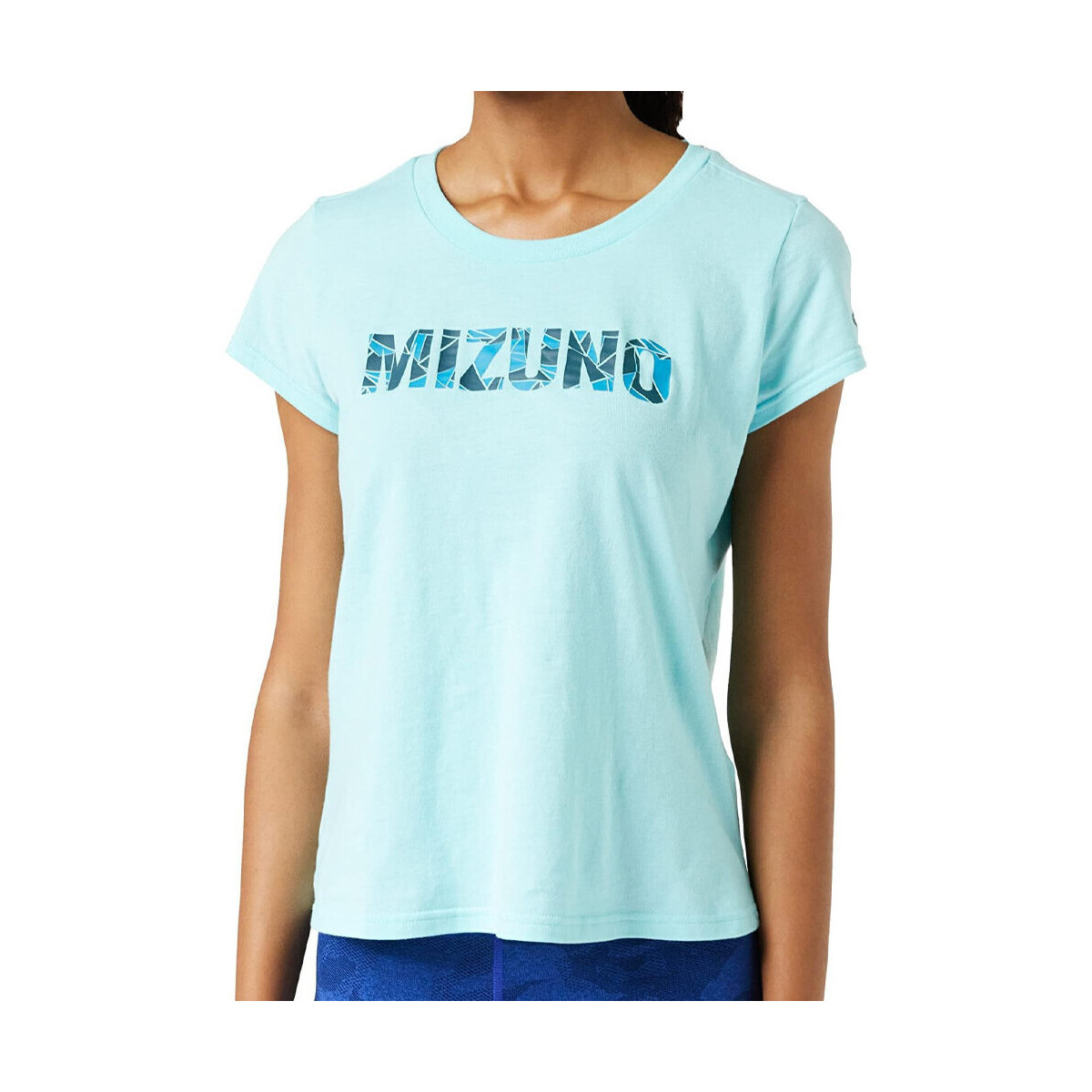 Abbigliamento Donna T-shirt & Polo Mizuno K2GA2202-22 Blu