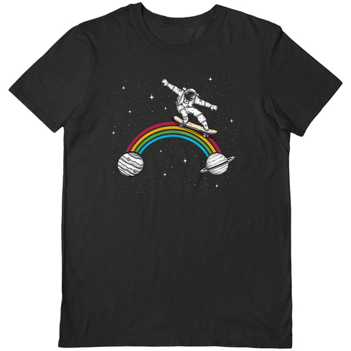 Abbigliamento T-shirts a maniche lunghe Spacey Gracey Space Skater Boy Nero