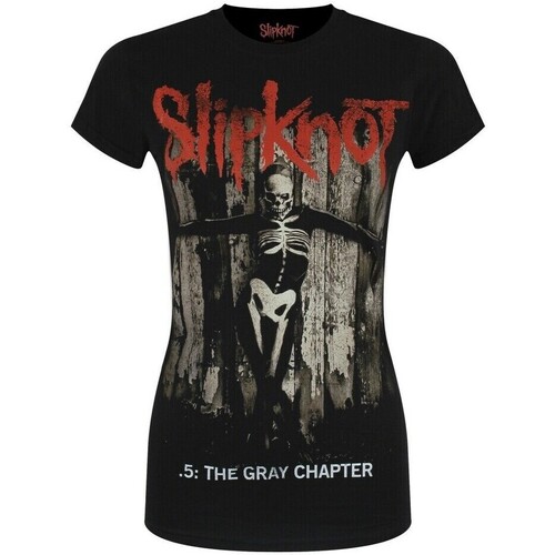 Abbigliamento Donna T-shirts a maniche lunghe Slipknot .5: The Gray Chapter Nero