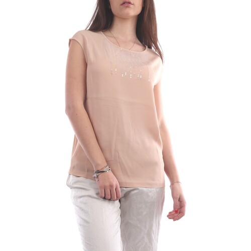 Abbigliamento Donna Top / T-shirt senza maniche Fabiana Filippi TPD270W13-V424 Rosa