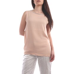 Abbigliamento Donna Top / T-shirt senza maniche Fabiana Filippi TPD270W709-V424 Rosa