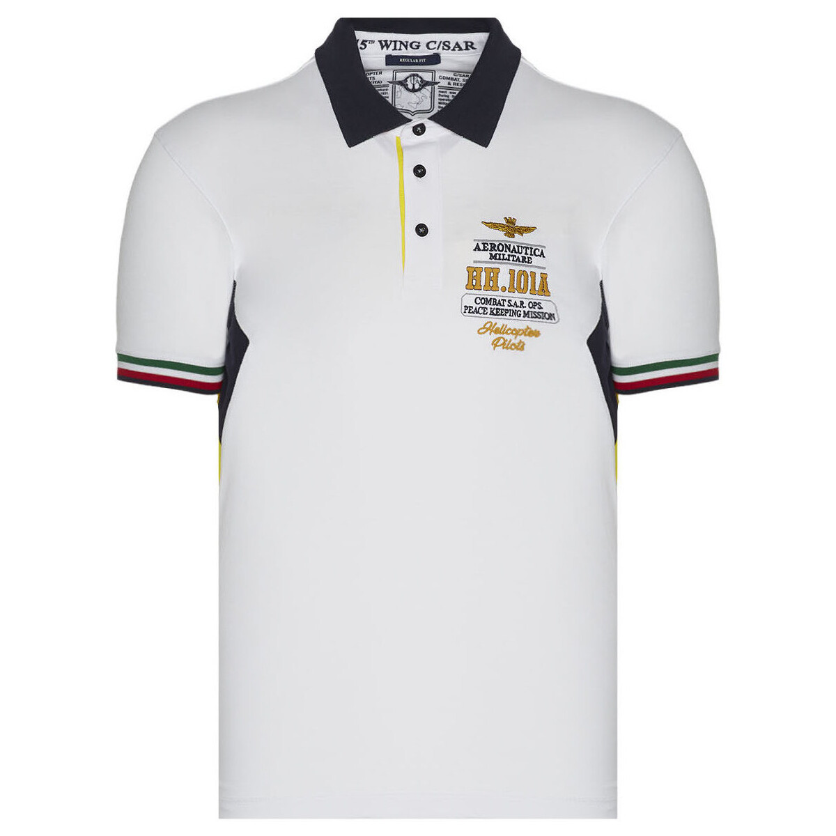 Abbigliamento Uomo T-shirt maniche corte Aeronautica Militare PO1677P199 Bianco