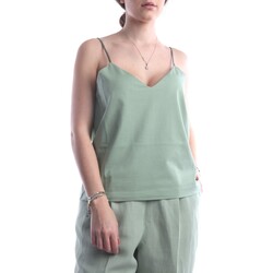 Abbigliamento Donna Top / T-shirt senza maniche Fabiana Filippi JED272W123-I286 Verde