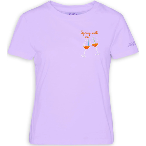 Abbigliamento Donna T-shirt maniche corte Mc2 Saint Barth EMI0001-07792D Viola