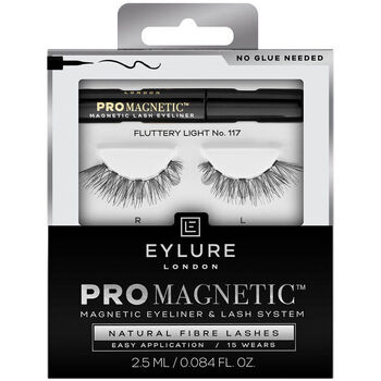 Bellezza Donna Mascara Ciglia-finte Eylure Eyeliner E Sistema Ciglia Pro Magnetic 117-fluttery Light 