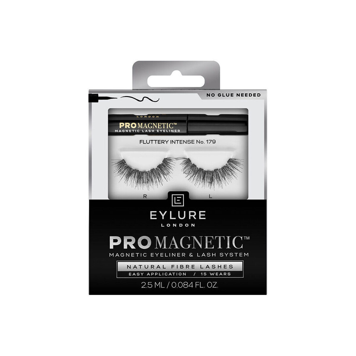 Bellezza Donna Mascara Ciglia-finte Eylure Eyeliner E Sistema Ciglia Pro Magnetic 179-fluttery Intense 
