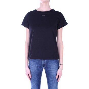 Abbigliamento Donna T-shirt maniche corte Pinko 100373 A1N8 Nero