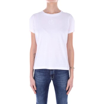 Abbigliamento Donna T-shirt maniche corte Pinko 100355 A1NW Bianco