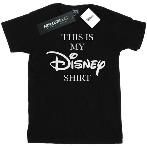 Abbigliamento Bambina T-shirts a maniche lunghe Disney My T-shirt Nero