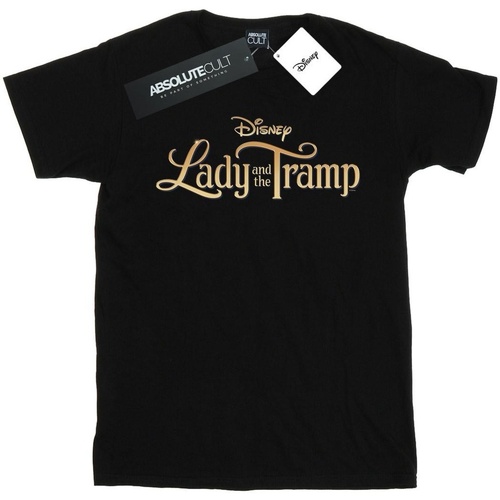 Abbigliamento Bambina T-shirts a maniche lunghe Disney Lady And The Tramp Classic Logo Nero