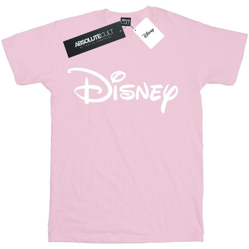 Abbigliamento Bambina T-shirts a maniche lunghe Disney Classic Logo Rosso