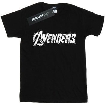 Abbigliamento Bambina T-shirts a maniche lunghe Avengers  Nero