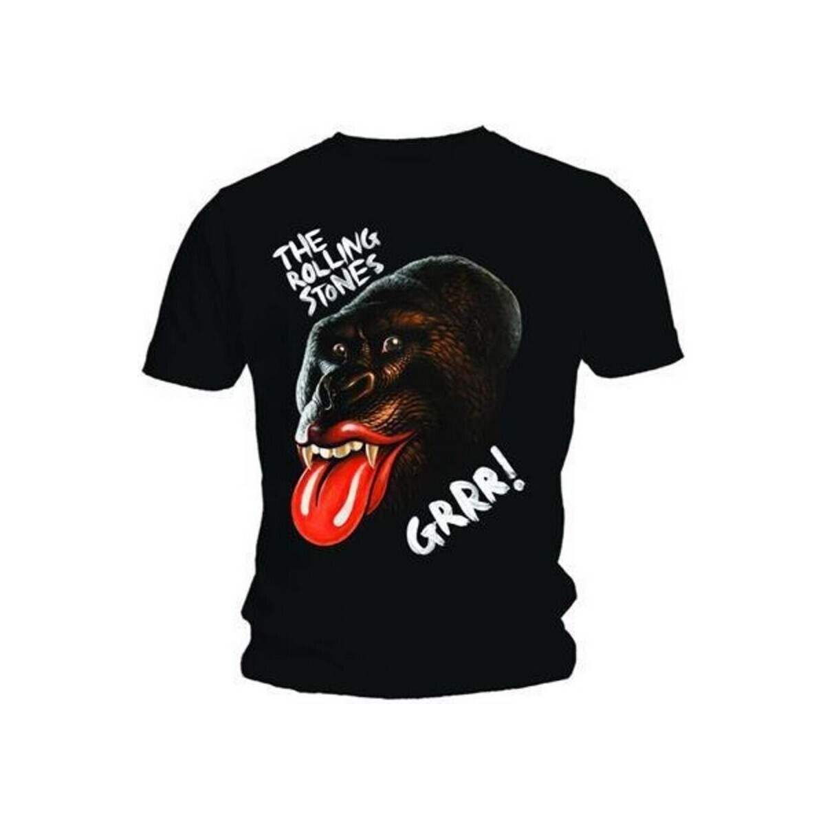 Abbigliamento T-shirts a maniche lunghe The Rolling Stones Grrr Nero