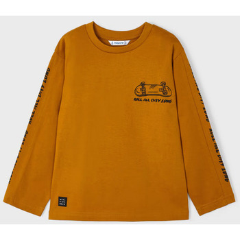 Abbigliamento Unisex bambino T-shirts a maniche lunghe Mayoral ATRMPN-41785 Arancio