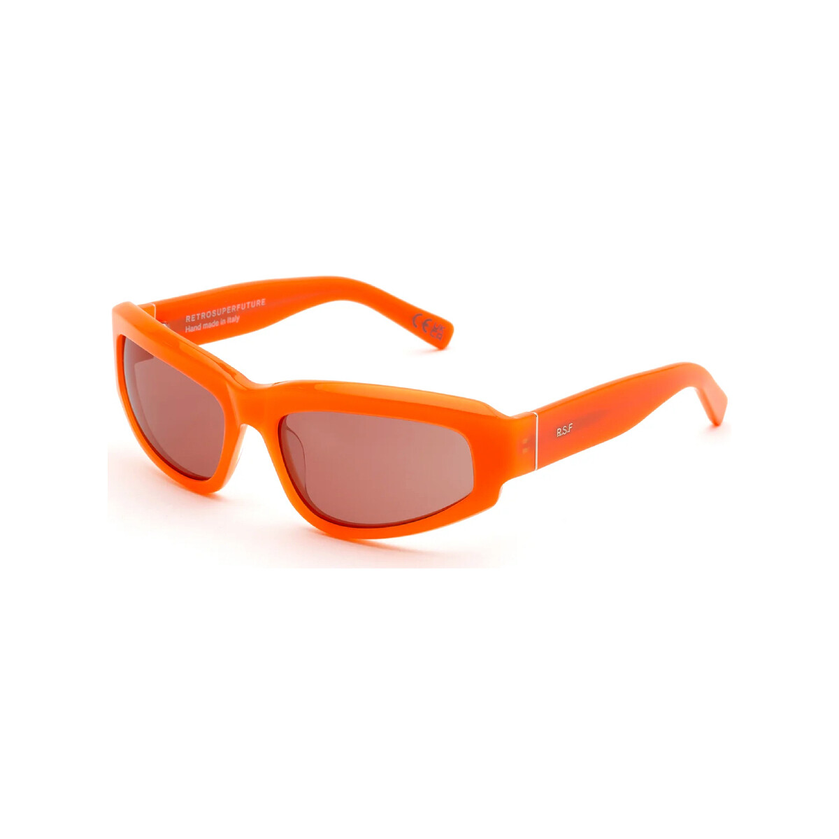 Orologi & Gioielli Occhiali da sole Retrosuperfuture MXC Motore Occhiali da sole, Arancione/Marr Altri