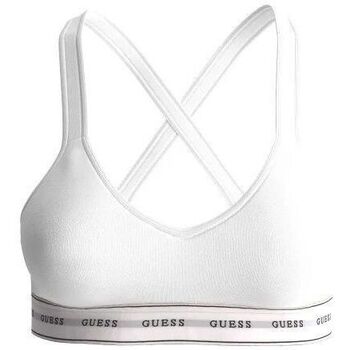 Abbigliamento Donna Top / T-shirt senza maniche Guess O1GC15 KBBU1CARRIE-BIANCO Bianco