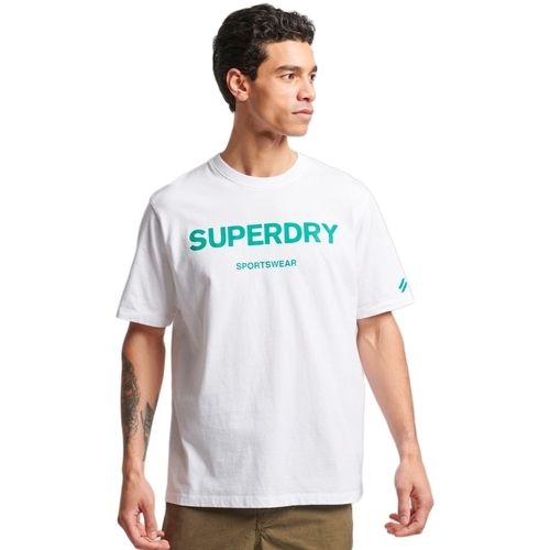 Abbigliamento Uomo T-shirt maniche corte Superdry Code Core Bianco