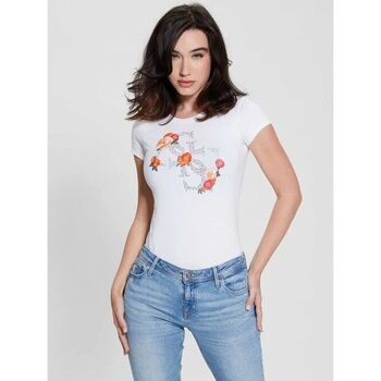 Abbigliamento Donna T-shirt & Polo Guess W4RI08 KA0Q1-G011 Bianco