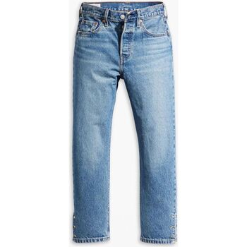 Abbigliamento Donna Jeans Levi's 36200 0312 L.26 - 501 CROP-TREAT YOURSELF Blu