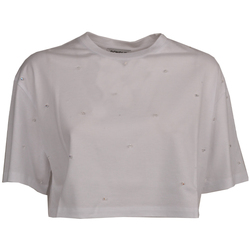 Abbigliamento Donna T-shirt maniche corte Dondup s989jf0271dhi8-000 Bianco