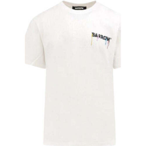 Abbigliamento Uomo T-shirt & Polo Barrow T-Shirt e Polo Uomo  S4BWUATH090 002 Bianco Bianco