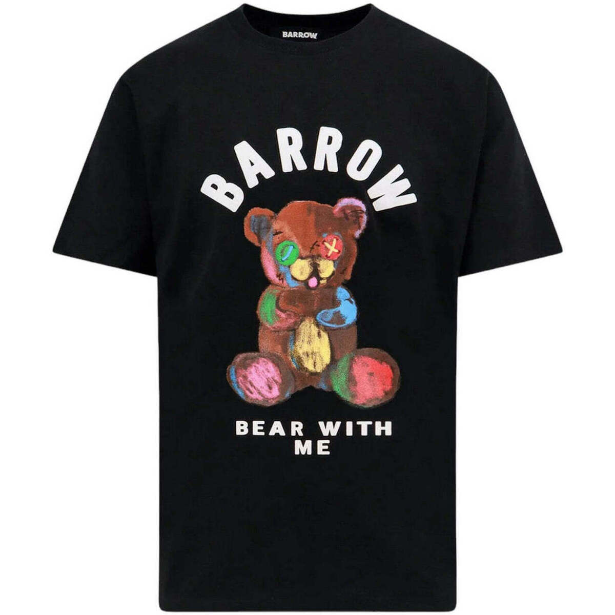 Abbigliamento Uomo T-shirt & Polo Barrow T-Shirt e Polo Uomo  S4BWUATH040 110 Nero Nero