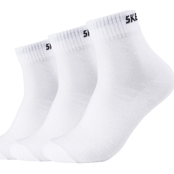 Biancheria Intima Calze sportive Skechers 3PPK Unisex Mesh Ventilation Quarter Socks Bianco