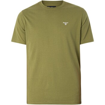 Abbigliamento Uomo T-shirt maniche corte Barbour T-shirt sportiva sartoriale Verde