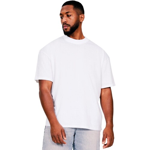 Abbigliamento Uomo T-shirts a maniche lunghe Casual Classics AB599 Bianco