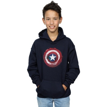 Abbigliamento Bambino Felpe Marvel Captain America Splatter Shield Blu
