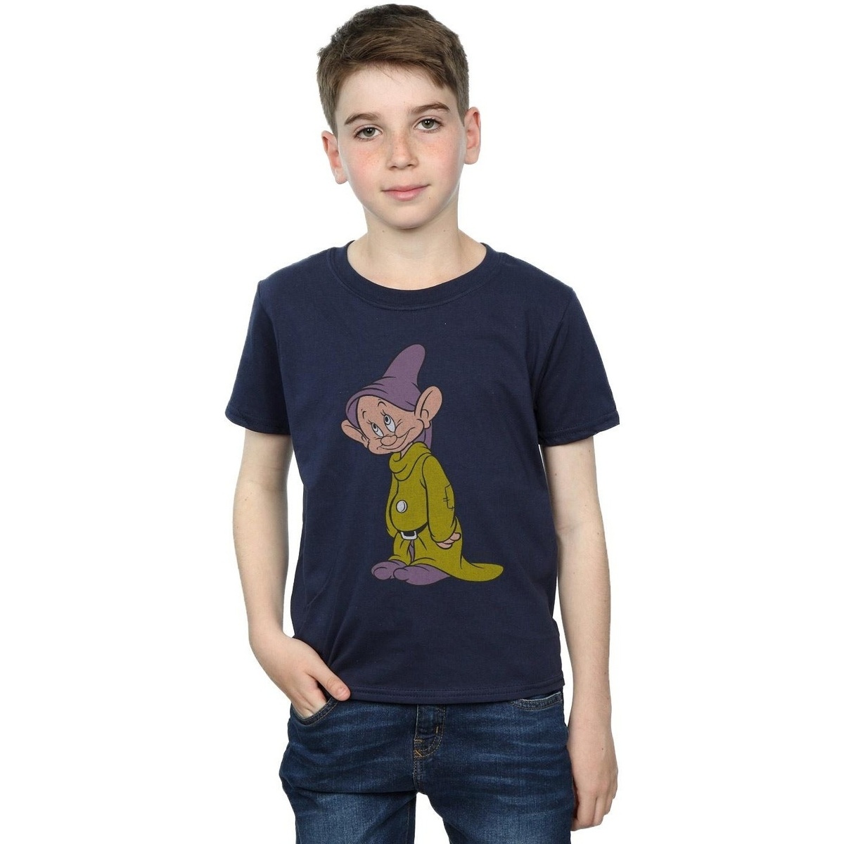 Abbigliamento Bambino T-shirt maniche corte Disney Classic Dopey Blu