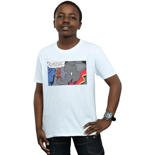 Abbigliamento Bambino T-shirt maniche corte Disney Dumbo Rich And Famous Bianco