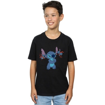 Abbigliamento Bambino T-shirt maniche corte Disney  Nero