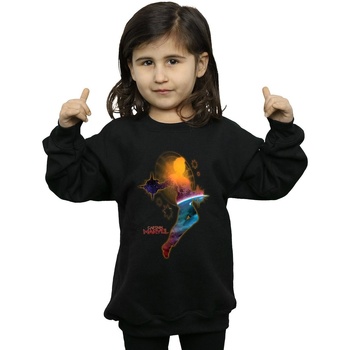 Abbigliamento Bambina Felpe Marvel Captain  Nebula Flight Nero