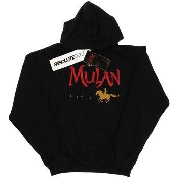 Abbigliamento Uomo Felpe Disney Mulan Movie Logo Nero