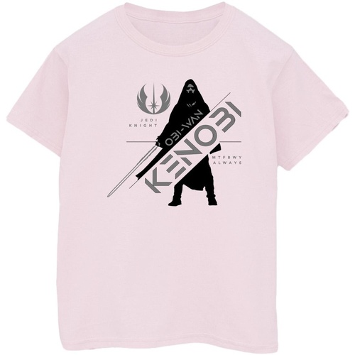 Abbigliamento Donna T-shirts a maniche lunghe Disney Obi-Wan Kenobi Jedi Knight Rosso
