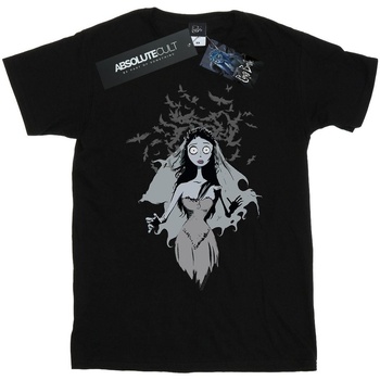 Abbigliamento Donna T-shirts a maniche lunghe Corpse Bride Crow Veil Nero