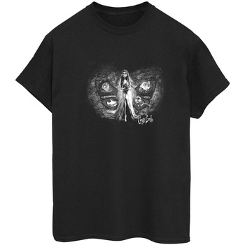 Abbigliamento Donna T-shirts a maniche lunghe Corpse Bride Emily Butterfly Nero