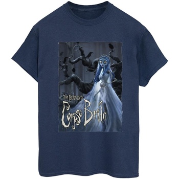 Abbigliamento Donna T-shirts a maniche lunghe Corpse Bride Wedding Gown Poster Blu
