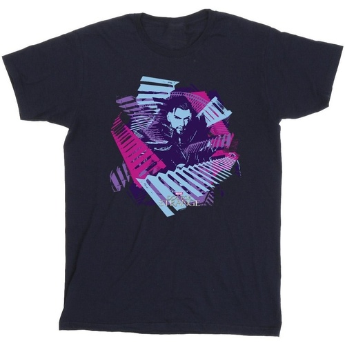 Abbigliamento Bambino T-shirt maniche corte Marvel Doctor Strange Stairs Blu