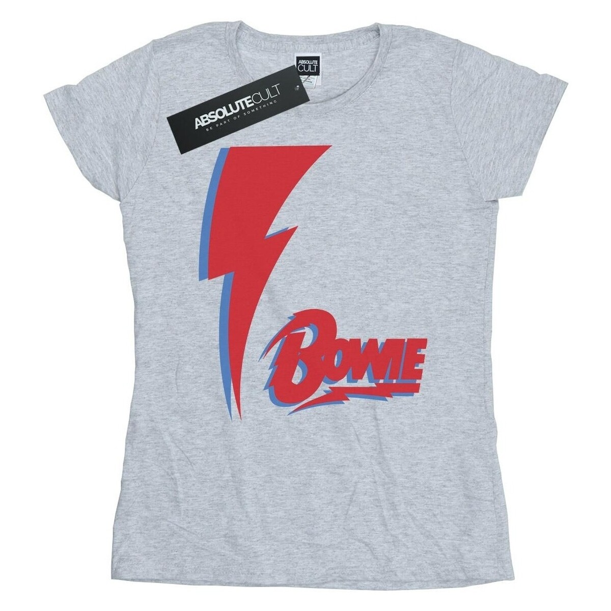 Abbigliamento Donna T-shirts a maniche lunghe David Bowie Red Bolt Grigio
